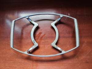 Corning Ware Chrome Dish Cradle Trivet Casserole Stand Vintage